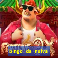 bingo da noiva para imprimir